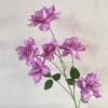 Arreglo Escénico de Flores Artificiales con 6 Cabezas de Rosa, Flores Artificiales para Decoración de Piso de Salón de Bodas, Flores Falsas para Decoración de Hotel y Hogar