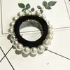 Estilo Coreano Bola de Pelo Cabeza de Bola Básica Lazo de Perla para el Cabello Cuerda para el Cabello Anillo Completo Cuentas de Uña Banda Elástica Alta Duradera Accesorios para el Cabello