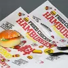 Papel Hamburguesa Papel Resistente a la Grasa Papel Desechable para Envolver Bolas de Arroz Rollos de Pollo Papel para Envolver Burritos Comercial Bandeja de Papel para Alimentos Se Puede Personalizar