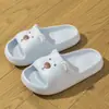 Lindas Pantuflas de Oso para Mujer Modelo Nuevo 2025 Uso en Interiores Hogar Antideslizantes Baño Pantuflas de Baño para Hombre Verano