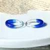 Guofeng Tinta Aroma Color Combinación Oval Resina Anillo Accesorios diy Pendientes Hechos a Mano Adornos para la Cabeza de Mujer Material para Anillos