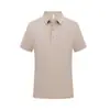 Camisa Polo de Lapela Publicitária de Verão Camiseta de Manga Curta com Logo para Primavera e Outono Camisa Cultural de Grupo Roupa de Trabalho Impressão