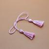 Accesorios para ropa de borla de lazo directo de fábrica multicolor opcional DIY hecho a mano orejas colgantes antiguas