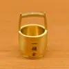 Enfeite de Balde de Ouro da Fortuna, Decoração de Balde de Riqueza para Escritório, Sala de Estar, Hall de Entrada, Decoração de Casa, Estilo Retro Chinês