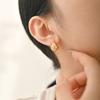 Pendientes franceses vintage de alta moda tridimensionales de estrella de ocho puntas con circonitas pendientes transfronterizos de aguja de plata 925 para mujer