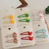 Paquete de 1 Par ~ Dulce Santa Árbol de Navidad Lindo Dulce Pasador Hombre de Jengibre Muñeco de Nieve Pinza Lateral Pinza para Flequillo Femenina