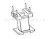 Em estoque EI20 esqueleto YC-EI-2003 esqueleto, Bobina indutora de transformador 2+2P, fabricante de esqueleto