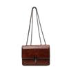 Bolso Cuadrado Pequeño Retro Europeo y Americano Bolso de Mujer 2024 Popular Nuevo Moderno Cadena de Moda Versátil Bandolera de un Solo Hombro Estilo Caliente