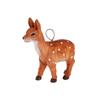 Ornamentos de Escultura em Madeira Artesanais para Exportação Transfronteiriça, Ornamentos de Mesa de Animal Cervo em Madeira Maciça, Artesanato em Madeira de Animais Realistas