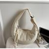 Bolsa Casual de Gran Capacidad Estilo Coreano para Mujer 2025 Nueva Moda Ligera Bolsa Dumpling Diseño de Nicho Bolso de Hombro Cruzado