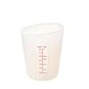 Juego de taza medidora de silicona transfronteriza, taza de leche suave con doble escala visual, resistente a altas temperaturas, taza medidora para hornear, juego de tres piezas