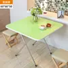 Mesa plegable sencilla para uso doméstico, adecuada para apartamentos pequeños, puestos y comidas al aire libre.