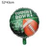 Balão de futebol preto e branco de 18 polegadas, balão de futebol, basquete, beisebol, esportes, filme de alumínio, balão, copo europeu, adereços decorativos