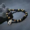 Pulsera de Cuentas Hecha a Mano Simple y Creativa para Estudiantes, Estilo Coreano, Unisex, Pulsera de Cristal Versátil