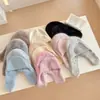 Sombrero Volador de Punto con Protección para las Orejas Nuevo Otoño e Invierno Piel de Conejo Angora Sombrero Lei Feng para Niño Sombrero Engrosado Cálido con Protección para las Orejas para Niña
