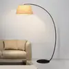Luminária de Chão Estilo Wabi-Sabi Sala de Estar Lado do Sofá Decoração Criativa Tendência Design Nórdico Luxo Leve Cobertura de Tecido Luminária de Pesca