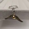 Estilo Bohemio Europeo y Americano Harry Potter Snitch Dorada Colgante de Llave Llavero de Aleación Venta al por Mayor Yiwu
