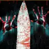 Bolsa de Gaze Manchada de Sangue para Halloween, Decoração Engraçada de Horror para Festa de Casa Assombrada de Halloween, Saco de Cadáver Manchado de Sangue, Estilo Quente Transfronteiriço