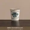 Juego de Té Kung Fu de Cerámica Pintado a Mano de Tres Piezas con Tapa, Tetera y Bandeja, Individual de Gama Alta que No se Calienta al Tacto para Uso en Casa