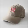 Gorra de béisbol de ala corta, suave, lavada, bordado exquisito de mariposa, unisex, moderna, de nicho, versátil, gorra de pico de pato de moda