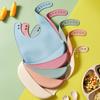 Plato de silicona de grado alimenticio para niños, vajilla complementaria para comida de bebé, juego de ventosas, babero antideslizante y anticaídas, tazón complementario para comida de bebé.