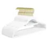 Percha de Terciopelo sin Costuras Multifuncional Antideslizante de Plástico Percha para Ropa Hogar Mágico Organizador de Acabado Percha para Ropa Tirante para Ropa