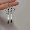 Nova caligrafia chinesa Borboleta Borla Hairpin Niche Design Delicado Hairpin de madeira Primavera e verão Novos acessórios de cabelo elegantes