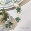 Xiange Pequeno Fresco Colorido Solúvel em Água Bordado Renda Feito à Mão DIY Acessórios de Cabelo Roupas de Bebê Roupas Infantis Decoração de Saia
