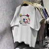 2026 Verão Estilo Europeu e Americano Versátil Moda Casual 100% Algodão Puro Manga Curta Confortável Hip-Hop Top Camiseta