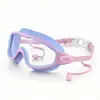 Óculos de Natação Impermeáveis Anti-neblina HD com Armação Grande para Adultos Equipamento de Natação Óculos de Natação Masculino Feminino Dropshipping