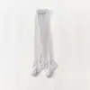 Calcetines Largos de Encaje Hueco Finos de Verano para Bebé Puño Suelto Malla de Fibra de Vidrio Calcetines Anti-Mosquitos para Bebé Venta al por Mayor