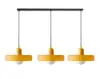 Candelabro vintage transfronterizo para comedor Memphis, Candelabro pequeño nórdico color crema para sala de estar, barra de bar, Lámpara de cristal Bauhaus para mesita de noche