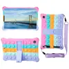Aplicable a la funda protectora para tablet Lenovo M8/M10/P11 J706F/J606F burbuja anti-arañazos funda de cuero 2ª X306