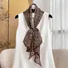 Primavera 2026 Nuevo Chifón de Seda Cinta Moda Lujo Ligero Seda de Morera Diagonal Bufanda Chal de Viaje para Mujer Accesorio