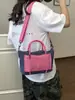 Bolso de hombro cruzado versátil y simple a cuadros para mujer, nuevo 2026, gran capacidad, para el trabajo, un bolso elegante y versátil