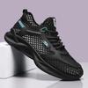 Sapatos Masculinos de Verão Respiráveis de Malha Larga Fina Vazada Leve Sapatos Casuais Esportivos de Sola Macia para Corrida Verão Sapatos para Ambientes com Ar Condicionado