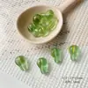Flor de Cerezo TempranaSentimiento de PrimaveraRosa y VerdeVidrio ChecoHecho a Mano con CuentasPulsera DIYAccesorios de Material para Hacer Pulseras a Mano