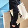 Nueva Bolsa de Lona Retro Versátil Estilo Nacional Gran Capacidad Bolsa Tote para Estudiante Universitario Bolsa Tote de Nuevo Estilo Chino para Mujer