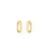Pendientes geométricos en forma de U para mujer, ligeros, de lujo, con diseño de nicho, dorados, estilo coreano, estilo frío, personalizados, de moda.