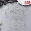Estante para cocinar al vapor de acero inoxidable no magnético de 4 mm, cocina, de tres patas, aislado, impermeable, redondo, de patas altas, para verduras al vapor, arroz al vapor, pescado al vapor, lote