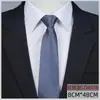Corbata con cremallera para hombre Vestir Negocios Nudo sin nudos Azul Rayas Fácil de tirar Trabajo Ropa de trabajo Ancho
