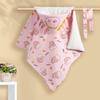 Manta Swaddle para Bebê Recém-Nascido, Swaddle de Algodão Puro Classe A para Sala de Parto, Cobertor Swaddle Estilo Primavera, Verão, Outono, Manta Anti-Chute