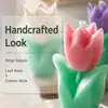 Velas aromáticas de tulipán como recuerdos, regalos para el Día del Maestro, velas aromáticas hechas a mano, velas decorativas, velas festivas