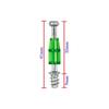 Conector três em um para móveis tipo Haste de Diamante, roda excêntrica perfuradora, acessórios de montagem para cama, guarda-roupa, gaveta, placa de mesa