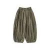 Pantalones de Moda Retro Estilo Linterna para Niños Wulibu 2026 Primavera y Otoño Pantalones Suaves Transpirables Anchos Sueltos para Niños