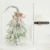 Decoraciones para árbol de Navidad estilo europeo PVC/PE árbol pequeño cubierto de nieve de madera adornos navideños de escritorio artículos decorativos navideños