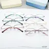 Armação de Óculos Clássica Oval Meio Aro para Negócios e Mães Pode ser Combinada com Miopia Fabricante Atacado Danyang Aro Pequeno para Alta Miopia