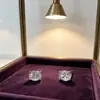 Suministro directo de fábrica Amazon pendientes de circón explosión pendientes de circón con forma de huevo moda coreana pendientes de circón de colores