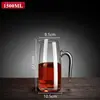 Decantador para Vinho Tinto, Decantador de Vidro de Cristal, Dispensador de Vinho de Luxo para Uso Doméstico e Comercial, Jarra para Vinho e Licor