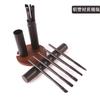 Nuevo Set de 5 Brochas de Maquillaje en Cubo, Incluye Pincel para Sombra de Ojos, Pincel para Cejas, Pincel para Contorno, Pincel para Labios, Pincel para Sombra de Nariz y Pincel Facial para Maquillaje al por Mayor